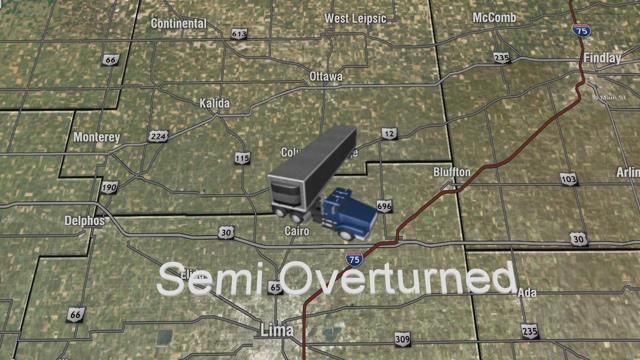 State Route 115 semi-truck rollover